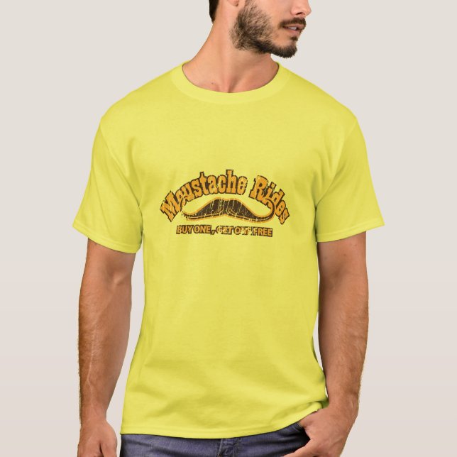 MOUSTACHERITTER TEE SHIRT (Framsida)