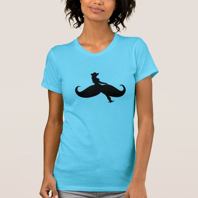 Moustacheryttare T-shirt (Framsida)