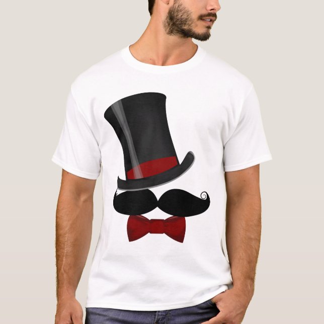 MoustacheT-tröja T-shirt (Framsida)