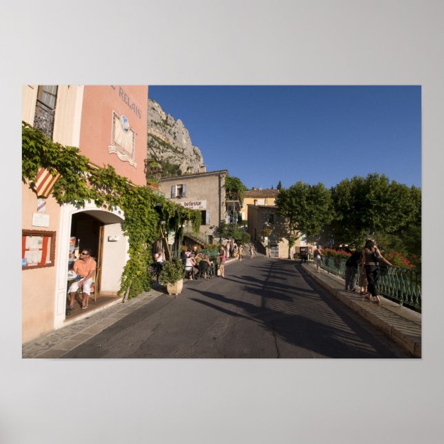 Moustiers-Sainte-Marie, Provence, Frankrike. 2 Poster (Framsidan)