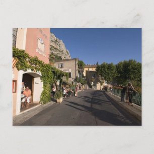 Moustiers-Sainte-Marie, Provence, Frankrike. 2 Vykort