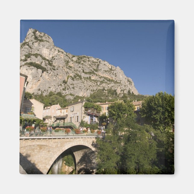 Moustiers-Sainte-Marie, Provence, Frankrike. Magnet (Framsidan)