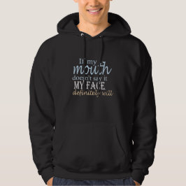 mouth hoodie