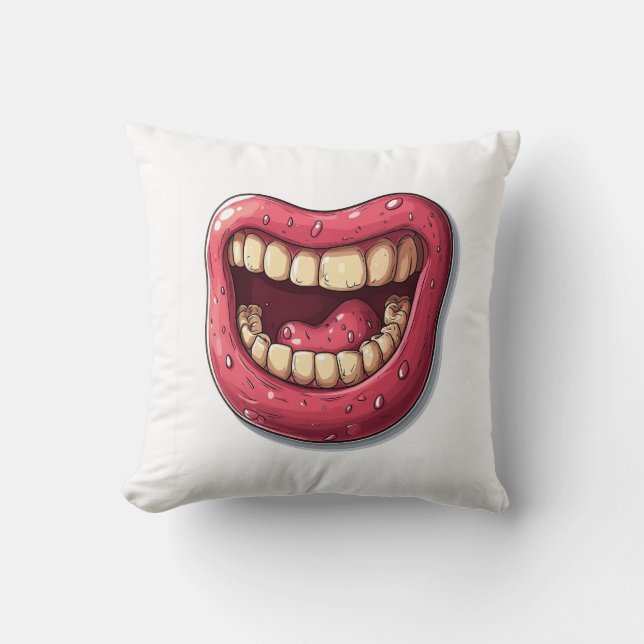 Mouth Pillow Kudde (Framsida)