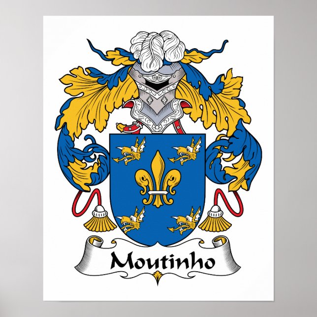 Moutinho Family Crest Poster (Framsidan)