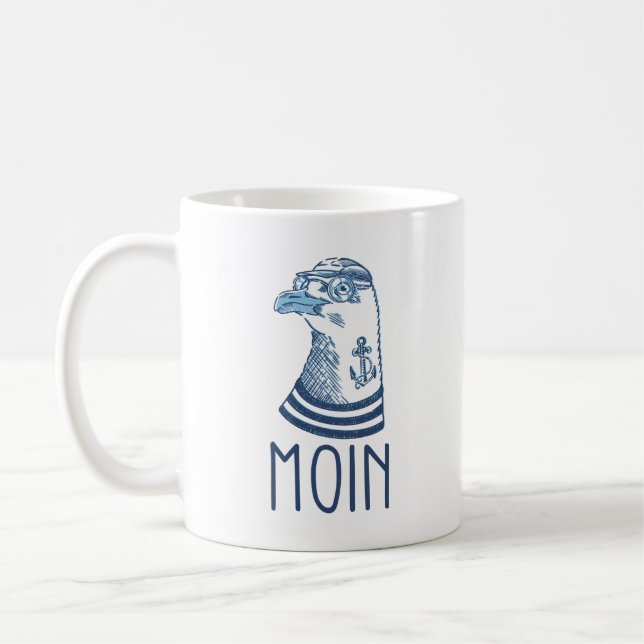 Möve Moin Anker / Norddeutschland Kaffemugg (Vänster)