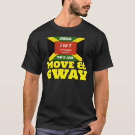 MOVE OCH GWAY  Basic svart T-shirt