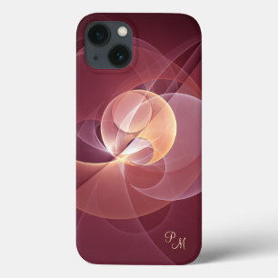 Movement Abstrakt Vin Red Rosa Fractal Monogram