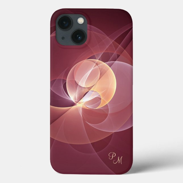Movement Abstrakt Vin Red Rosa Fractal Monogram (Baksida)