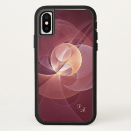 Movement Abstrakt Vin Red Rosa Fractal Monogram