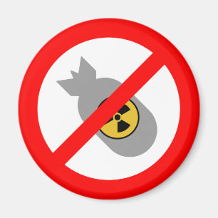 Movement for Peace STOP! INGEN KÄRNKRAFT! Magnet