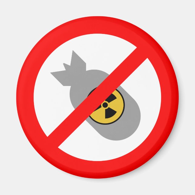 Movement for Peace STOP! INGEN KÄRNKRAFT! Magnet (Framsidan)