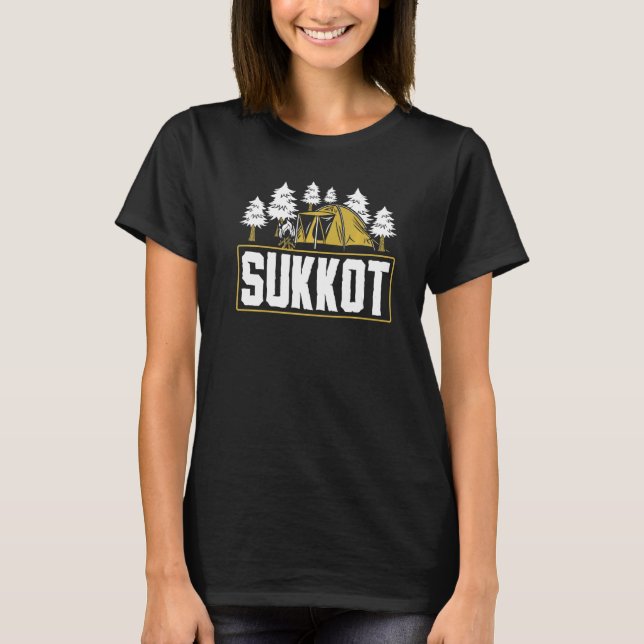 Mover and Shaker Sukkot Day Lulav Handflatan Träd  T Shirt (Framsida)