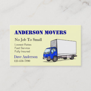 Mover eller Flytta Company Visitkort