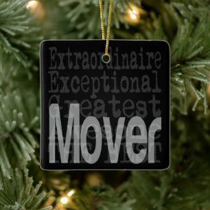 Mover Extraordinaire Julgransprydnad Keramik