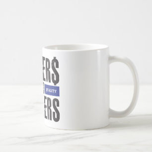 Movers och Shakers - blått Kaffemugg
