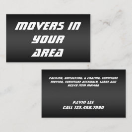 Movers Transport Visitkort