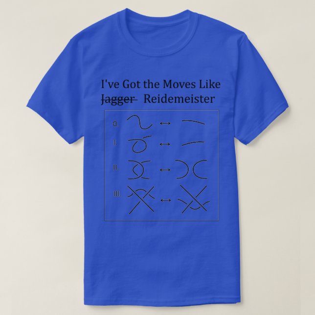 Moves som Reidemeister Knot Theory T Shirt (Design framsida)