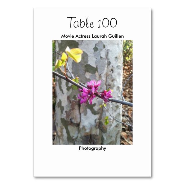 Movie Actress Laura Guillen alias Ishah Bordsnummer (Baksidan)