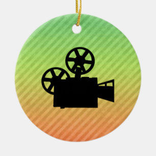 Movie Camera Julgransprydnad Keramik