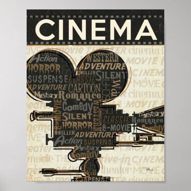 Movie Camera Reel Poster (Framsidan)
