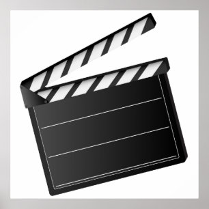 Movie Clapper Poster
