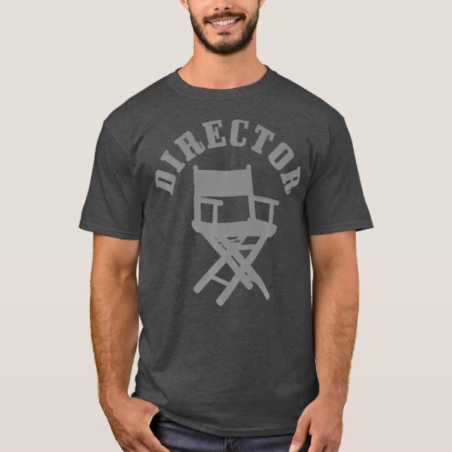 Movie Director Chair Film Making Filmmaker Funny T Shirt (Framsida)