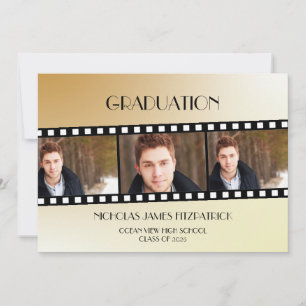 Movie Film Strip Photo Studenten annons Spara Datumet