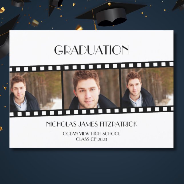 Movie Film Strip Photo Studenten annons Spara Datumet (Skapare uppladdad)