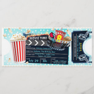 Movie Night-inbjudan Inbjudningar
