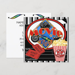 Movie Night Inbjudningar