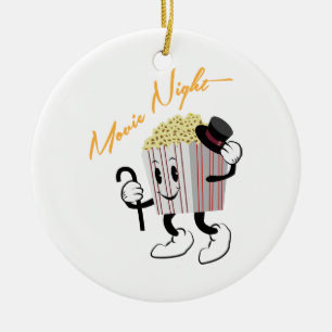 Movie Night Julgransprydnad Keramik