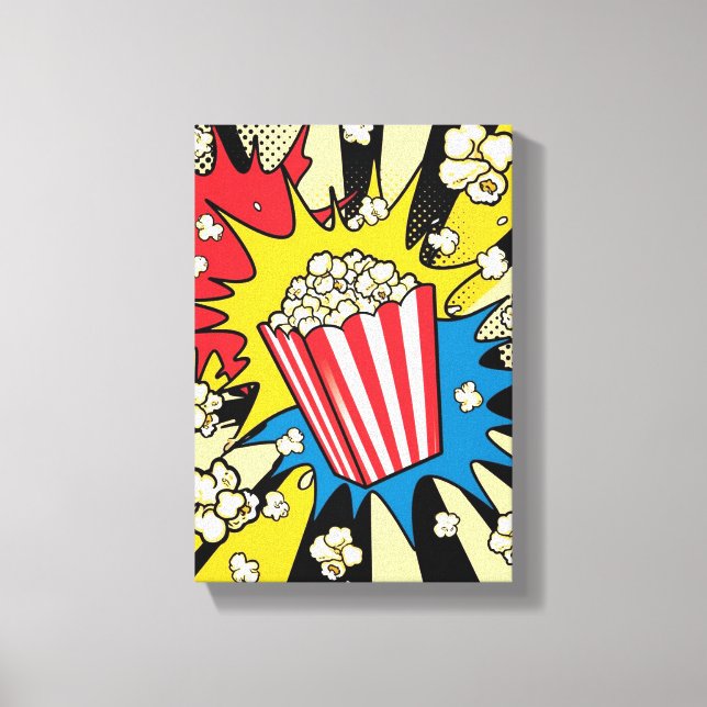 Movie Night Munchies Canvastryck (Framsida)