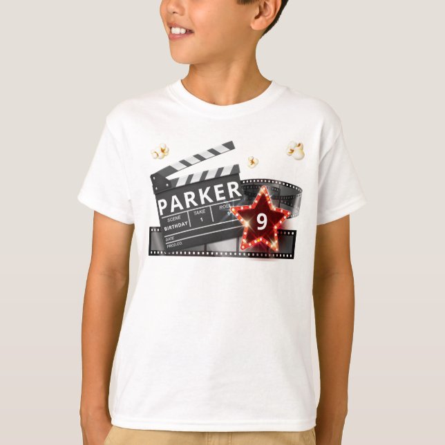 Movie Night Party Luxury T Shirt (Framsida)