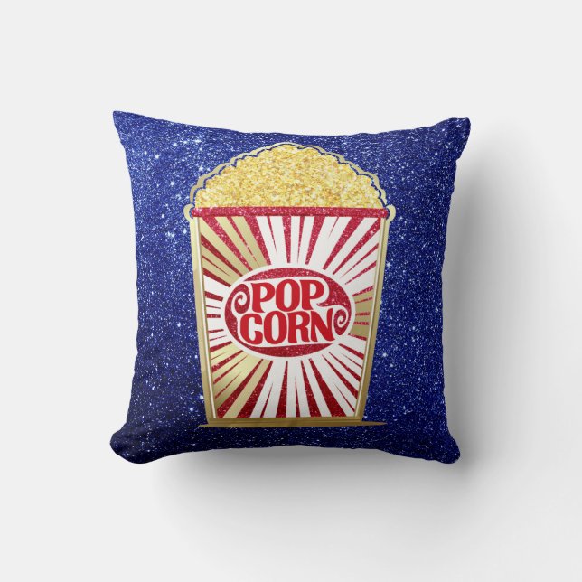 Movie Night POPCORN Kudde (Framsida)