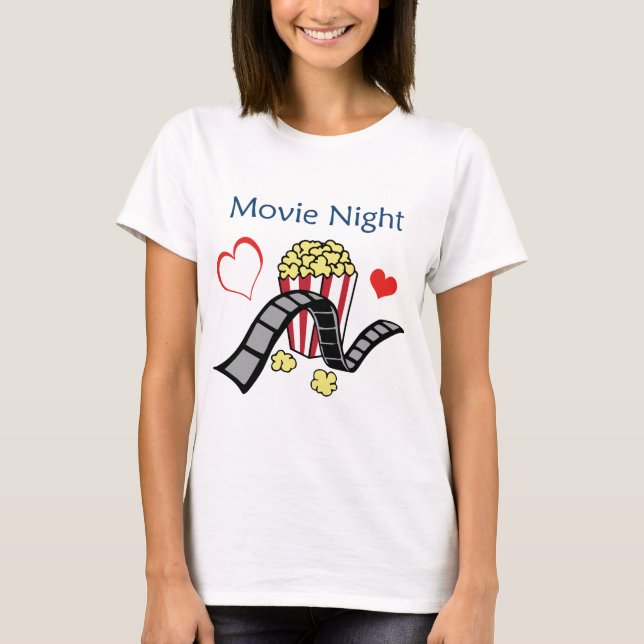Movie Night T Shirt (Framsida)