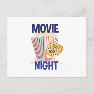 Movie Night Vykort