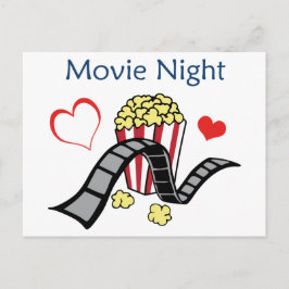 Movie Night Vykort