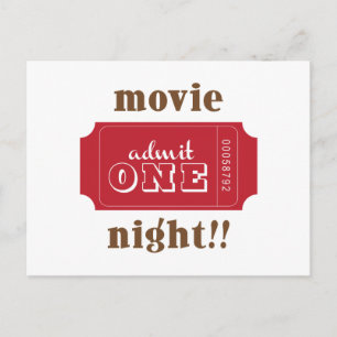 Movie Night! Vykort