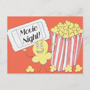 Movie Night Vykort