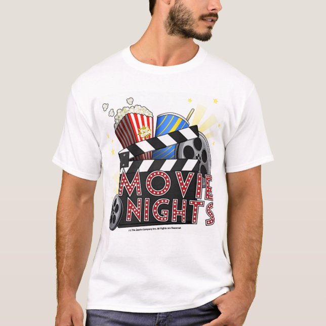*MOVIE NIGHTS* Graphic T-Shirt (Framsida)