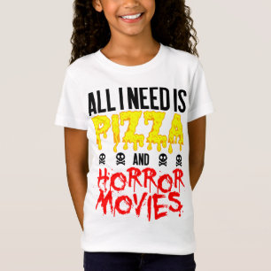 Movie Pizza Allt jag behöver Halloween T Shirt