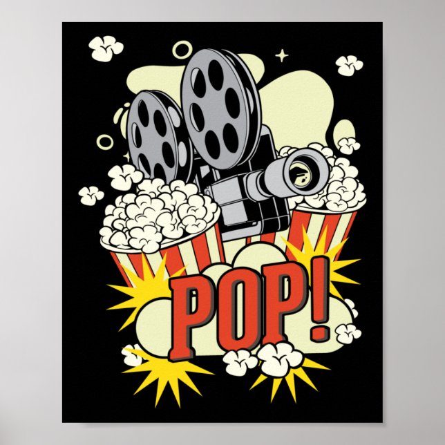 Movie Popcorn Älskare Poster (Framsidan)