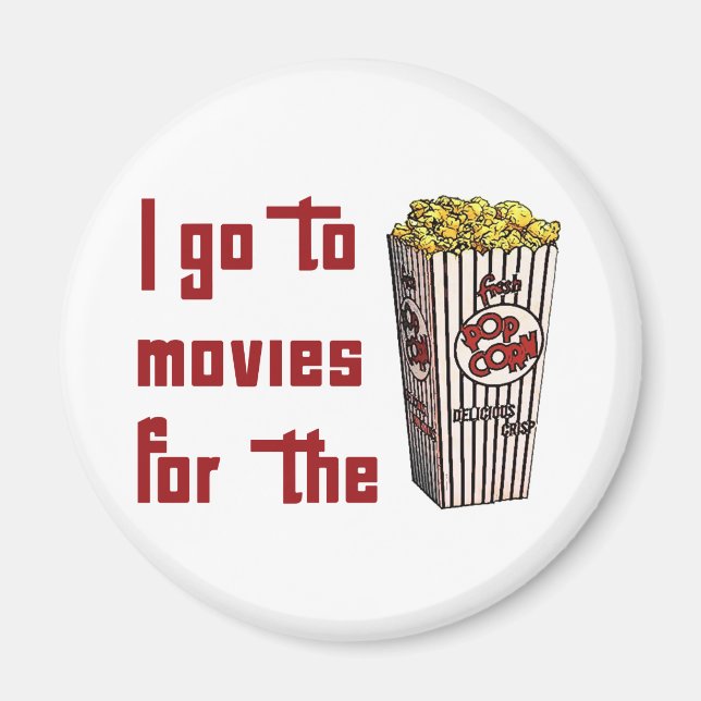 Movie Popcorn Magnet (Framsidan)