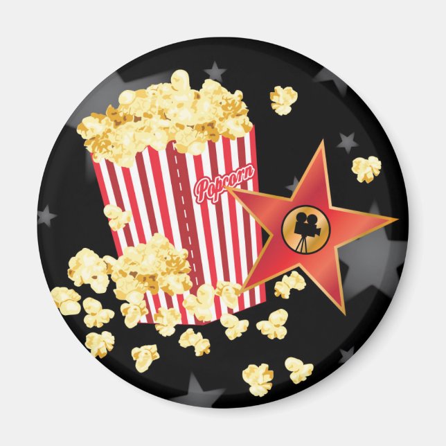 Movie Popcorn Magnet (Framsidan)