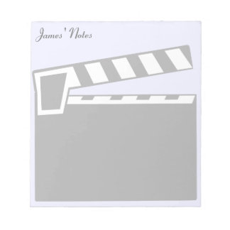 Movie Slate Clapperboard Anteckningsblock