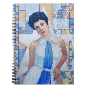Movie Star Actress Old Hollywood bra art porträtt Anteckningsbok