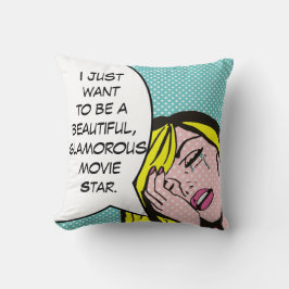 Movie Star Pop Art Dekorativ kudde