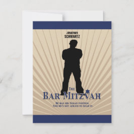 Movie Star Pub Mitzvah OSA Reply Tan Navy Blue Kort