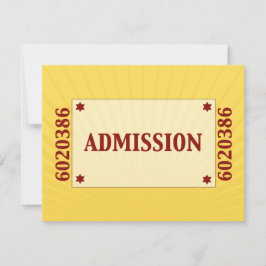 Movie Star Pub Mitzvah Reply OSA Gult Blue Kort